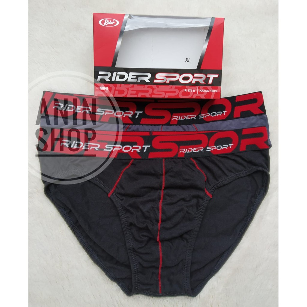 [ Isi 2 ] Celana Dalam Pria RIDER R373B | CD RIDER SPORT | PAKAIAN DALAM PRIA DEWASA | RIDER