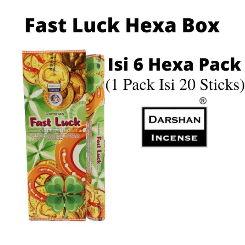 Dupa Hio India Darshan Fast Luck Hexa Box