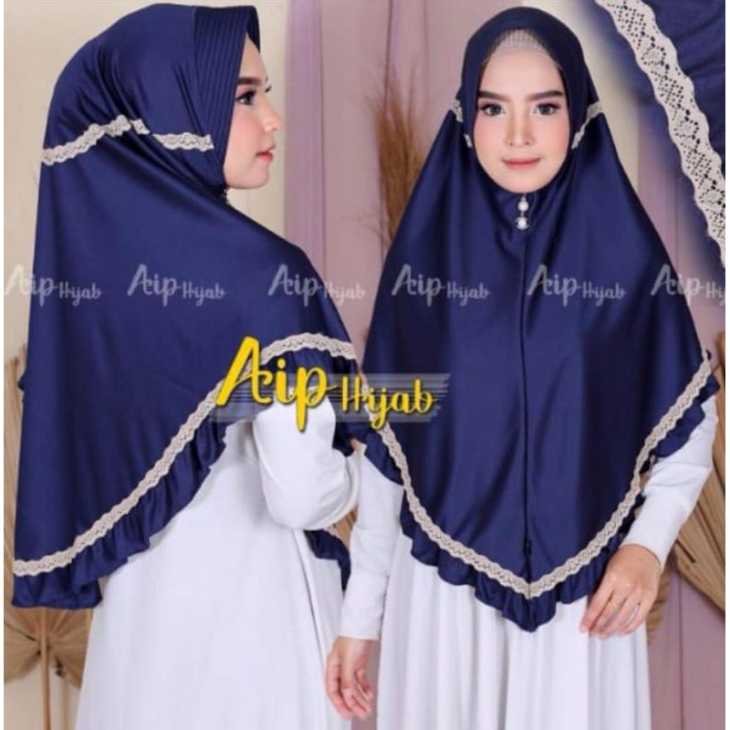 hijab jilbab kerudung instan jersey jersi cacha merk aip