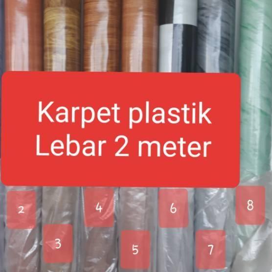 KARPET PLASTIK KARPET LANTAI VINYL PLASTIK LEBAR 2m
 TEBAL 0.35mm