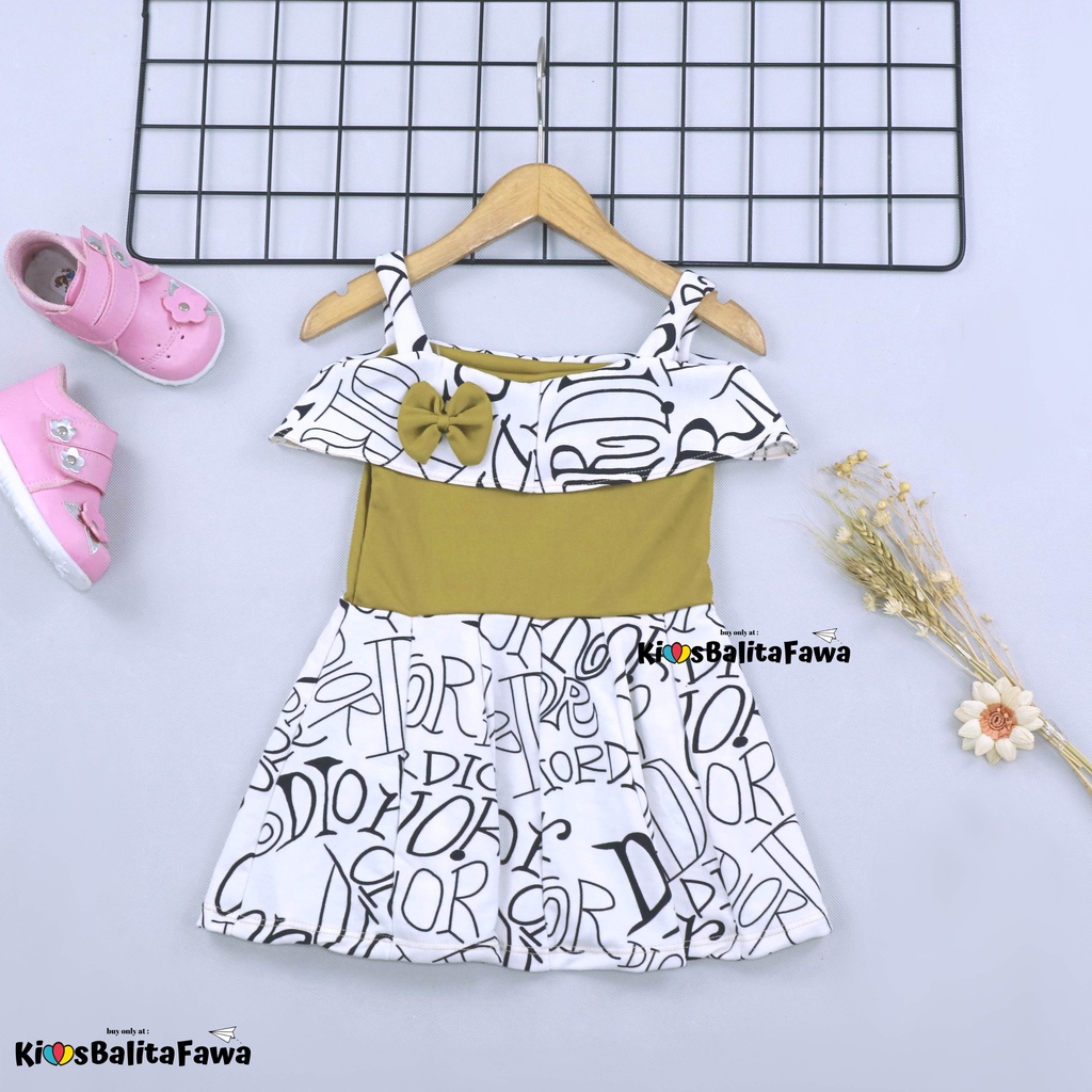 Dress Alinka uk Bayi 3-12 Bulan / Dres Sabrina Baby 6-12 Bulan Dres Pesta Baby Perempuan Gaun Babycinnamon