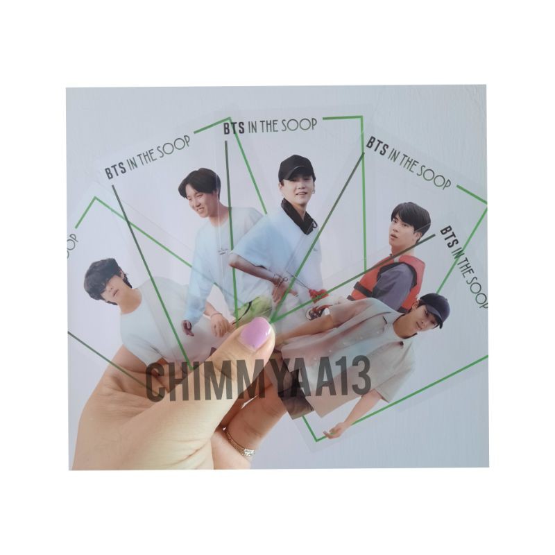 BTS in the soop gift clear photocard
