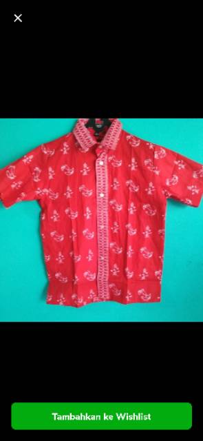 Gratis Ongkir Batik Bekasi Siswa Sekolah Dasar