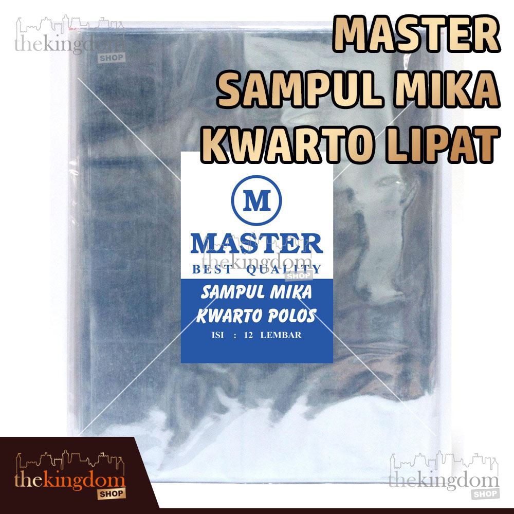 Jual Master Sampul Mika Kwarto Lipat Polos / Sampul Buku / Sampul