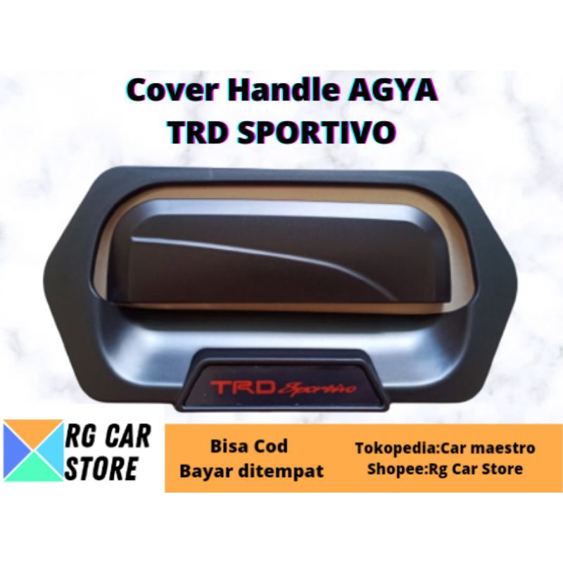 OUTER HANDLE AYLA TRD SPORTIVO  BLACK DOFF DIJAMIN PNP TINGGAL PASANG SAJA