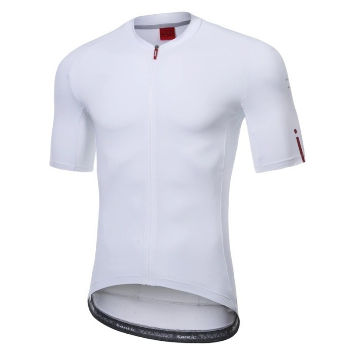 Jersey Santic Azuni White JR sepeda gowes monton rapha baju - M