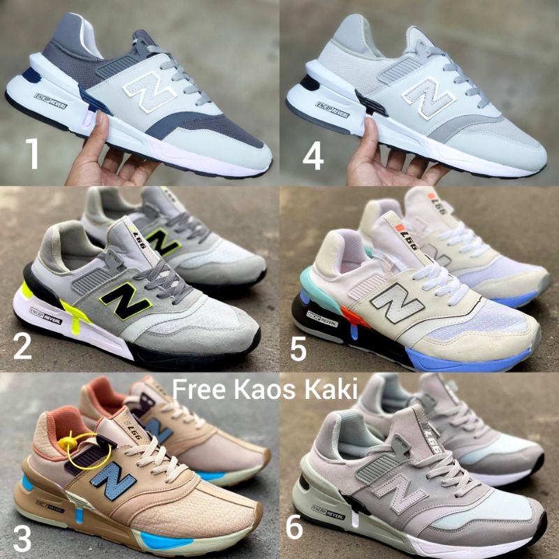 NEW PRODUCT ENCAP 997 SIZE 39-43 SEPATU OLAHRAGA PRIA ABU PUTIH CREAM