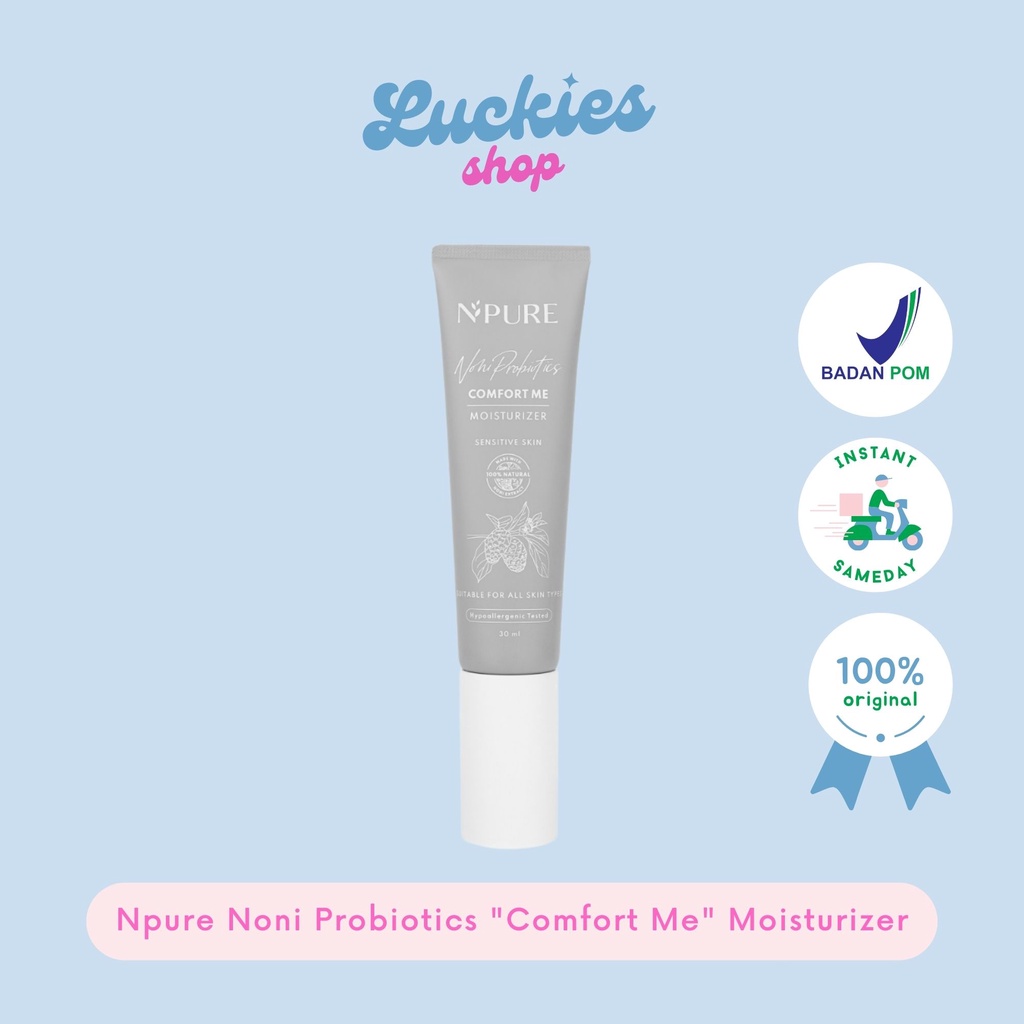 BPOM Npure Noni Probiotics &quot;Comfort Me&quot; Moisturizer Pelembab Wajah Kulit Sensitif Skin Comfort Me