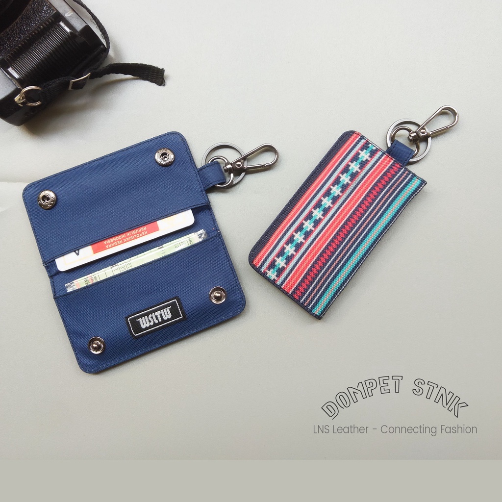 Dompet Stnk Kunci Mobil Gantungan Kunci Motor lipat Key Wallet - WSGK030