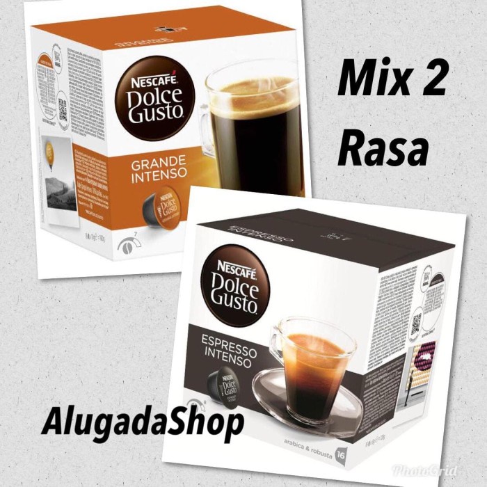 

Kopi - Kapsul Nescafe Dolce Gusto - Grande Intenso & Espresso Intenso - Mix