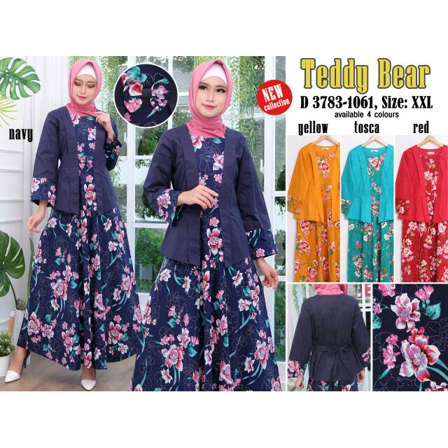 Gamis teddy bear dewasa 3783