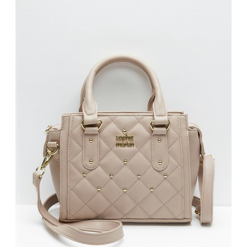 TAS WANITA BORDIOLA PINK / GREY SHOPIE MARTIN SOPHIE PARIS PROMO TERBARU