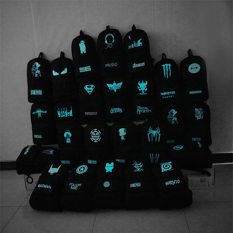 SEPADOO Tas Ransel Backpack Glow in the Dark Berkualitas Impor