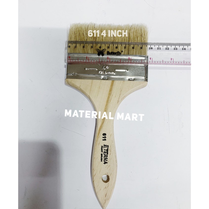 (1 PC) Kuas Eterna 4 Inch | Kuas 611 4&quot; | Kuas Cat Eterna 611 4 Murah | Material Mart