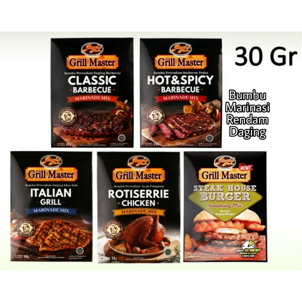 Jays Grill Master All Variant Marinade MIX