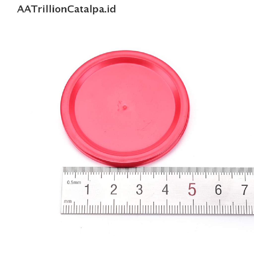 Aatrillioncatalpa 5Pcs Pucks Meja Hockey Mini 51mm Warna Merah Untuk Anak