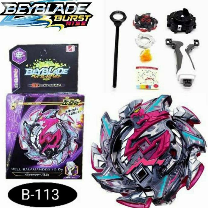 Beyblade Burst Booster Hell Salamander 12 OP Grip Handle Launcher B113
