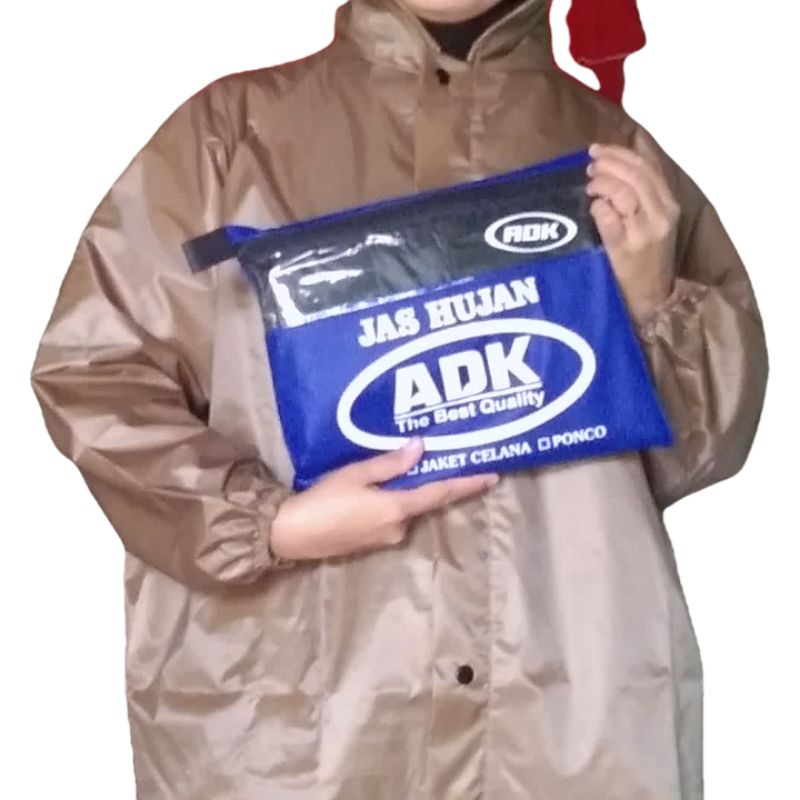 JAS HUJAN RAINCOAT MANTOL BY ADK setelan jaket celana untuk pria dan wanita murah bahan parasit balon/pentil berkialitas