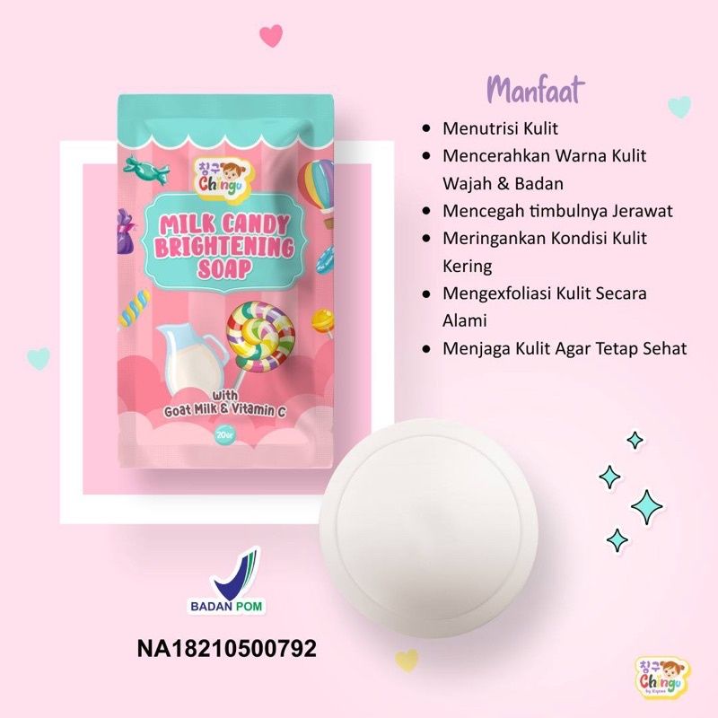 RM ! (READY) - Sabun Yeppu Yeppu Chingu by Kiyowo Brightening Collagen Soap Travel Size 20gr - SABUN SACHET CHINGU KIYOWO