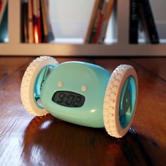 Clocky Alarm Clock Jam Weker Digital Robot Unik