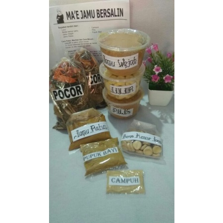 

jamu bersalin (free buble wrap)