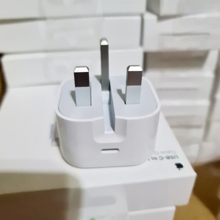 Adapter USB-C 18W Kepala Charger Kaki 3 UK Iphone XS 11 Pro Max ORI