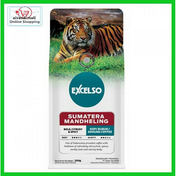 

57Ryr66- Kopi Excelso Sumatera Mandheling Bubuk T7Tfhty-