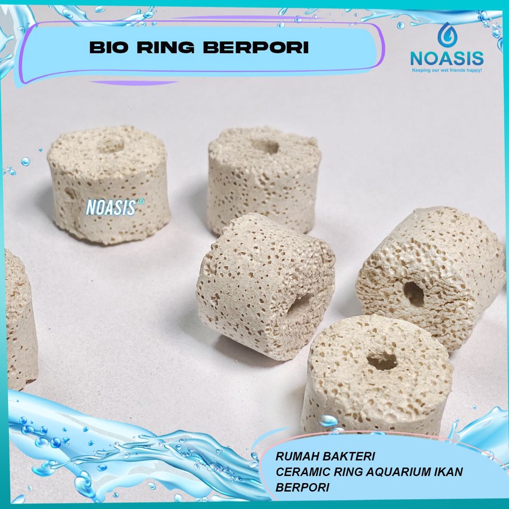 BIORING BIO CARE CERAMIC RING FILTER AQUARIUM AQUASCAPE 500 GRM