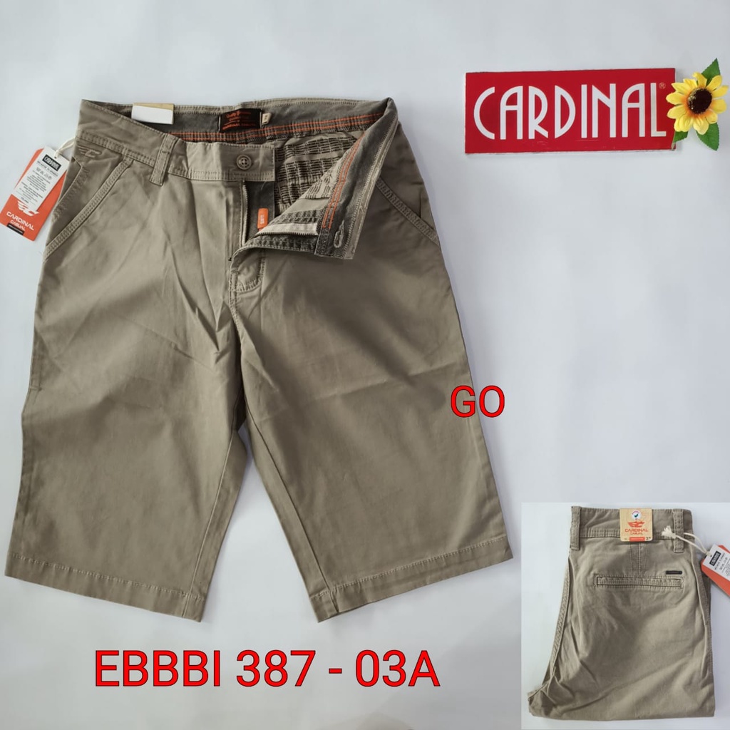 gof 40-46C CARDINAL CELANA CASUAL POCKET Pendek Celana Pria Dewasa Jumbo Original