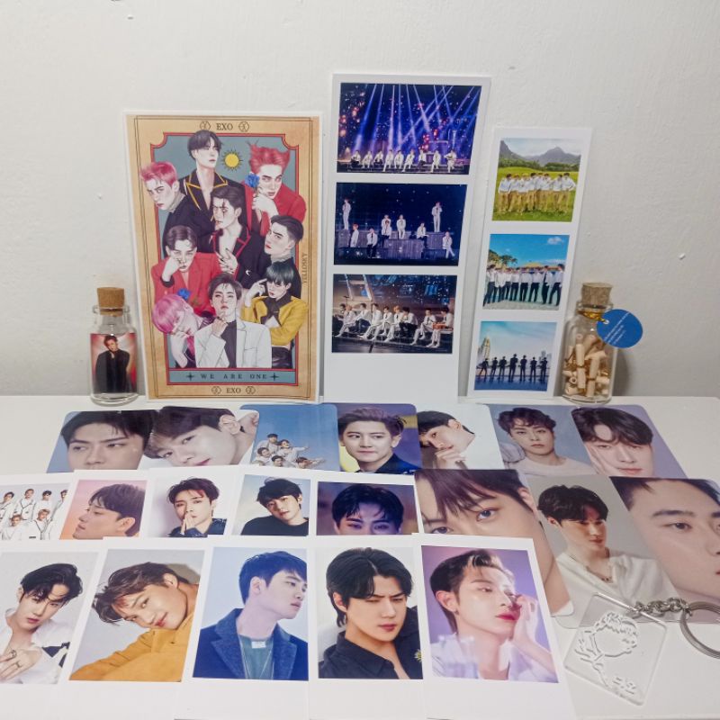 FANKIT KPOP EXO PAKET HEMAT | HAMPERS BOX KPOP | SEHUN CHANYEOL KAI D.O. BAEKHYUN SUHO LAY CHEN XIUM