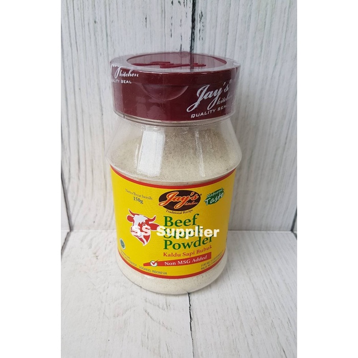

NEW Jay's Beef Stock Non-MSG 150g (Kaldu Sapi Bubuk) Jays Kitchen
