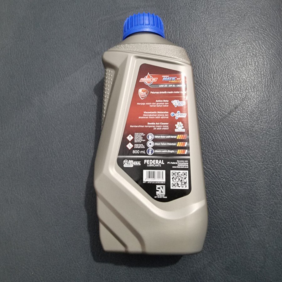 Oli Mesin Oil Motor Federal Matic AT 0.8L 800ml ECOMAXX