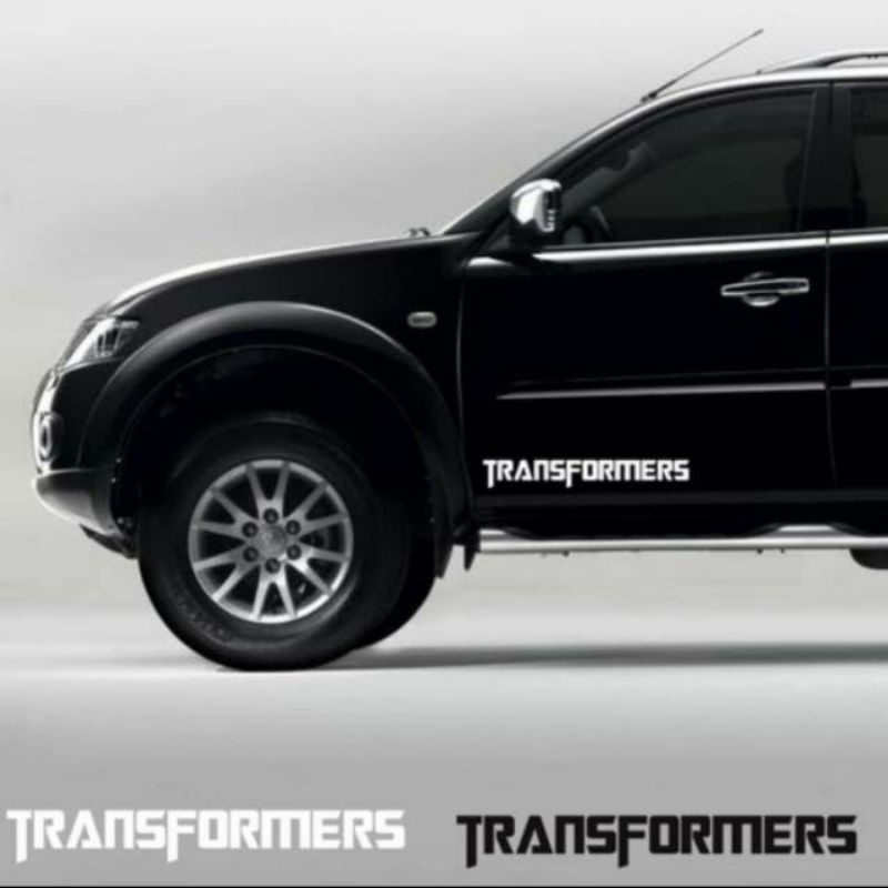 Stiker Cutting Stiker Mobil Logo Transformers