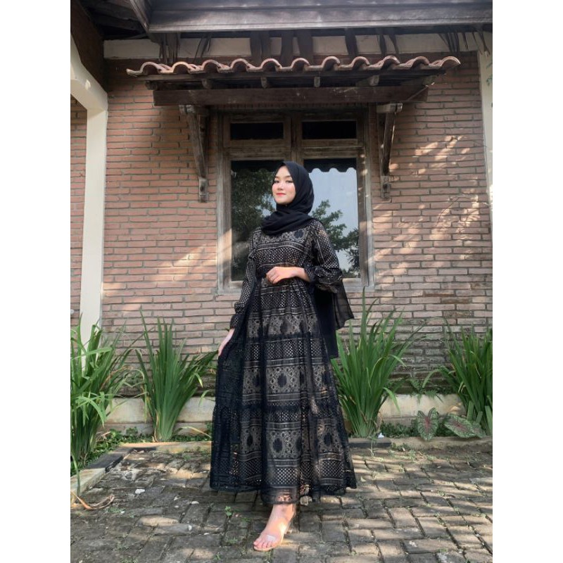 jasmine dress FREE PASHMINA CERUTI CREAM