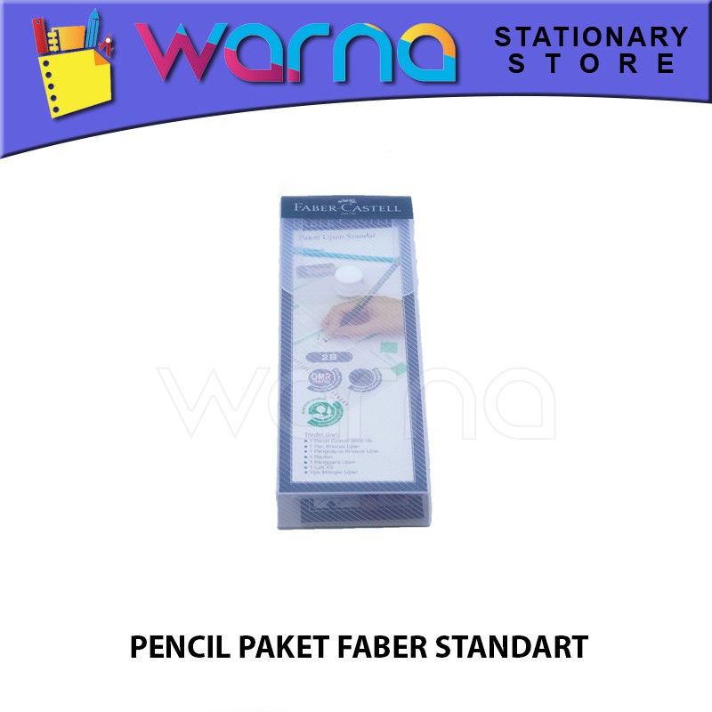 

PAKET UJIAN STANDAR PENCIL PAKET FABER STANDART