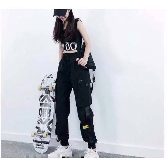 JOGGER PANTS CELANA WANITA PANJANG COOL Q81