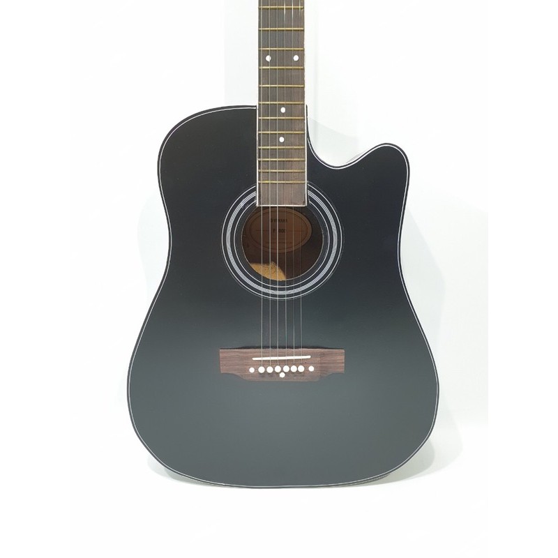 Gitar Akustik Merk Yamaha Tipe F1000 Hitam Natural Jumbo Sunkay Trusrod Senar String Murah Jakarta