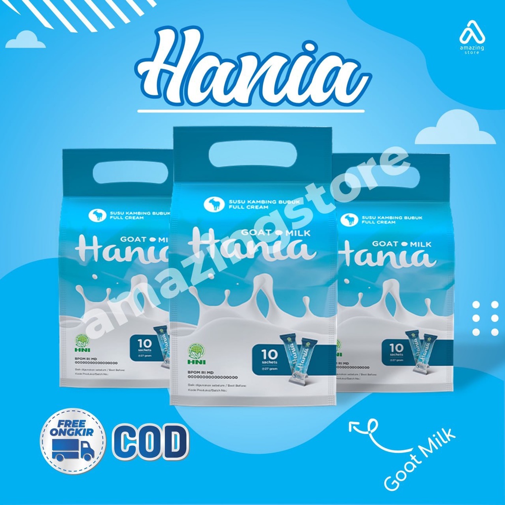 

HANIA SUSU KAMBING FULL CREAM 100% ORIGINAL