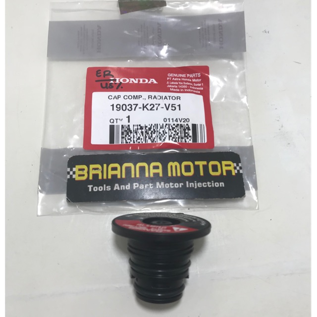 TUTUP RADIATOR NEW VARIO 150 PCX ORI HONDA 19037 K27 V51
