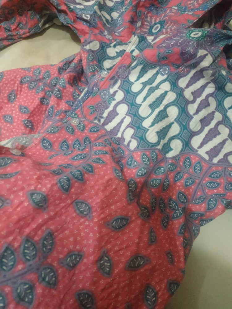 Batik Tunik Motif Terbaru Pekalongan Original Zipper M L Xl Xxl Xxxl Td 405