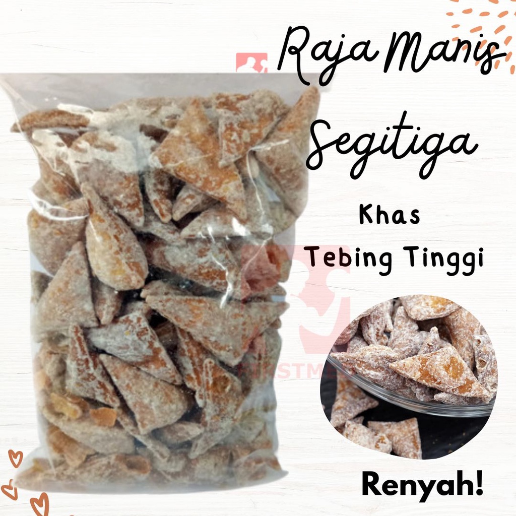 SNACK RAJA MANIS SNACK CEMILAN MANIS KHAS MEDAN KERUPUK RAJA MANIS SEGI MADU SEGITIGA RAJA MANIS 250