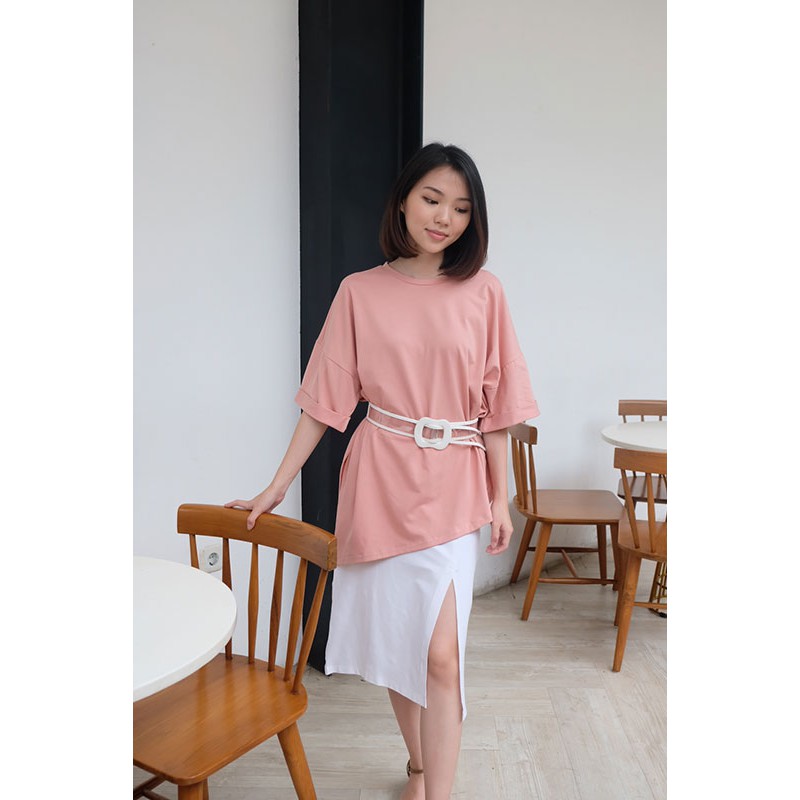 Kadaka S-0128 Set Comfy Asimetris with Belt