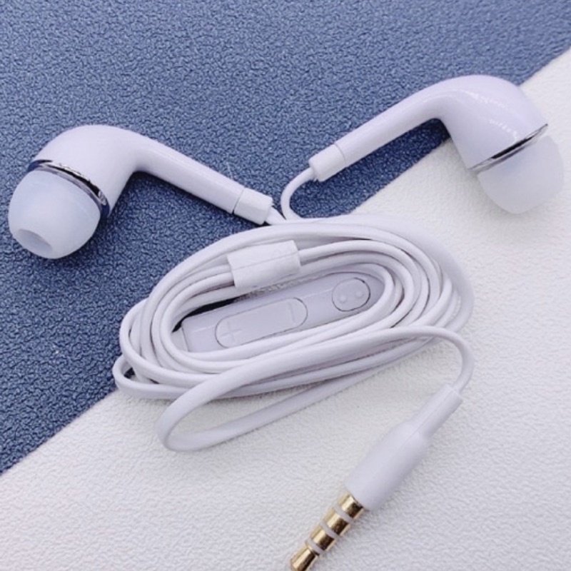Earphone headset J5 handsfree deep bass stereo sound