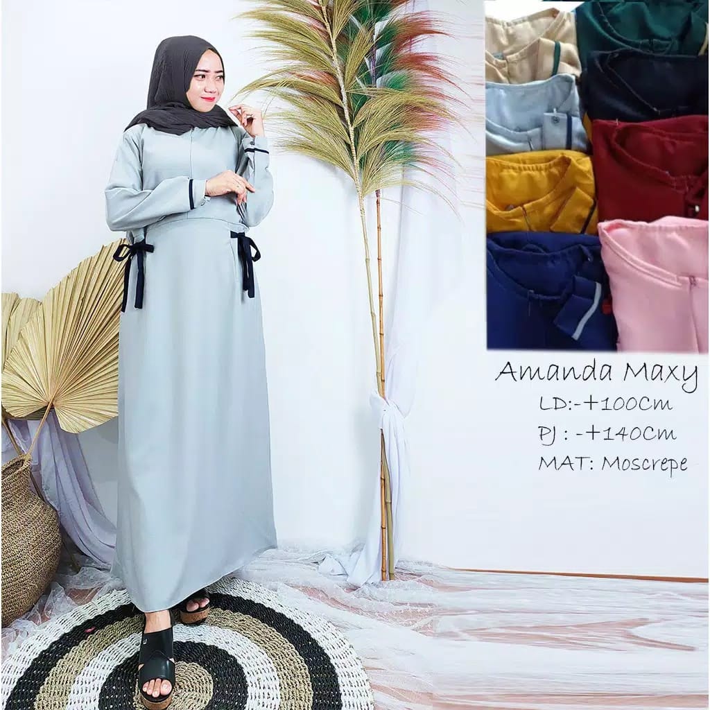 Gamis rinjani kaima moscrepe