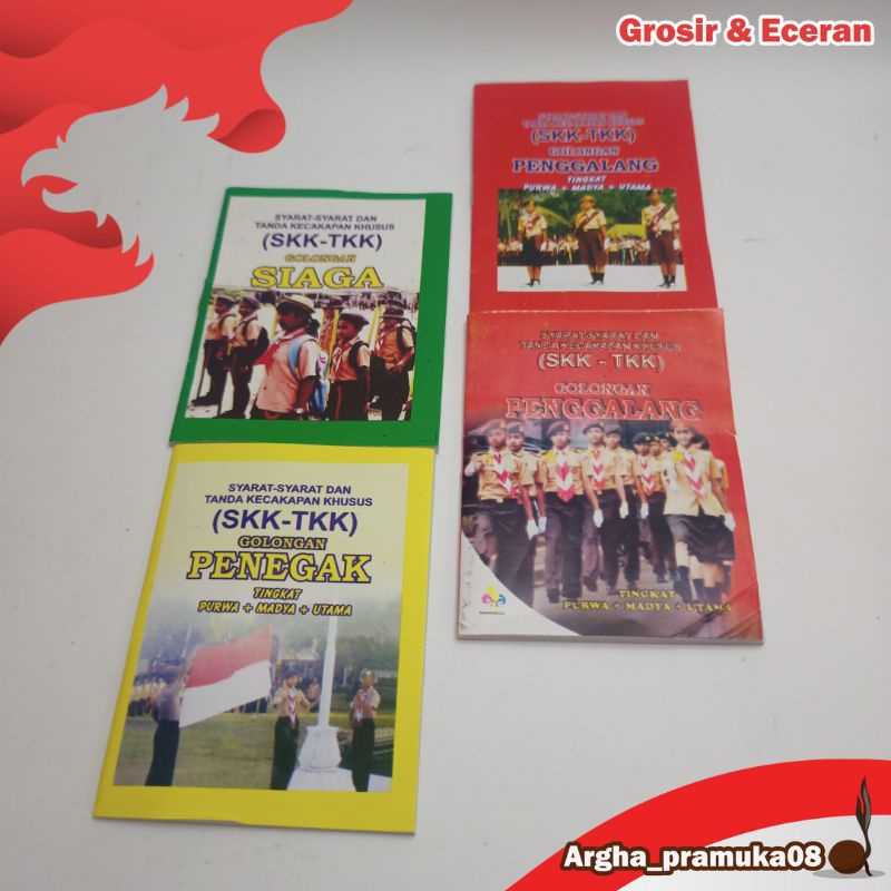 buku SKK/TKK Pramuka 100# siaga penggalang penegak