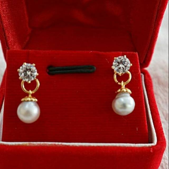 Giwang mutiara lombok terbaru [MUTIARA LAUT BERSERTIFIKAT]