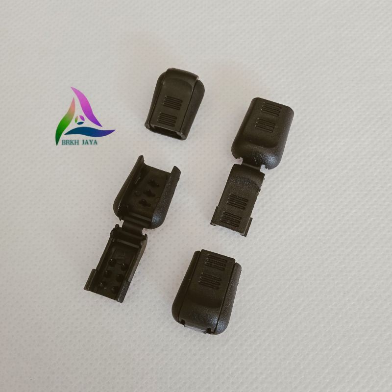 STOPPER LIPAT/CESS PULLER UJUNG TALI 1.0 CM HITAM