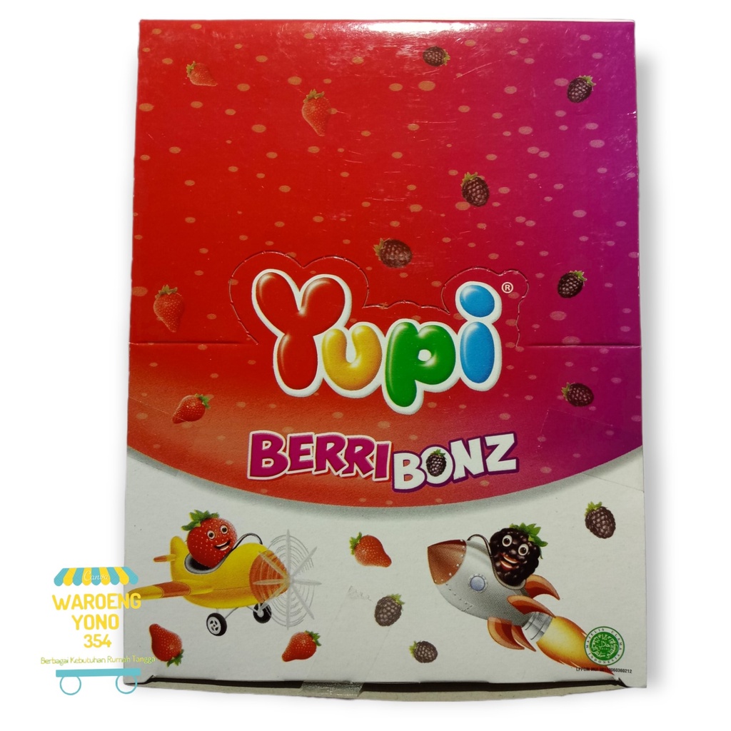 

Permen Yupi - Berri Bonz - 1 Box isi 24 Pcs