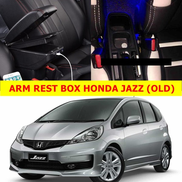 Arm Rest Box Kotak Alas Lengan HONDA JAZZ (OLD) dual stack 7 Port USB Charger