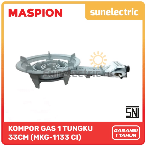 Maspion MSP Kompor Gas Stove Komersil / Industri / Industrial / Kompor Mawar / Besi Cor 1 Tungku Dou